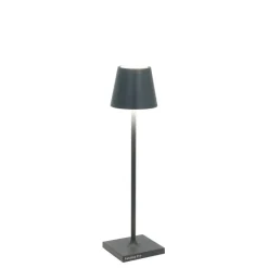 Poldina micro batterilampe / bordlampe, mørkegrå