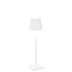 Poldina micro batterilampe / bordlampe, hvid