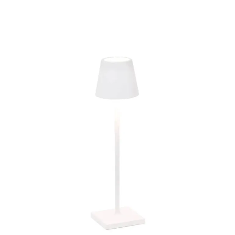 Poldina micro batterilampe / bordlampe, hvid