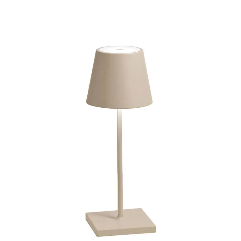 Poldina mini batterilampe / bordlampe, sand