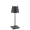Poldina mini batterilampe / bordlampe, mørkegrå