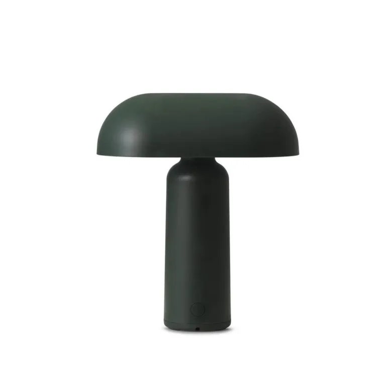 Porta batterilampe / bordlampe, mørkegrøn