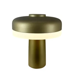 Porter LED bordlampe / batterilampe, grøn metallic