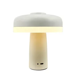 Porter LED bordlampe / batterilampe, pearl hvid