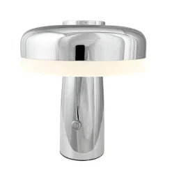 Porter LED bordlampe / batterilampe, krom