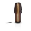 Radiant LED batterilampe / bordlampe, røget eg