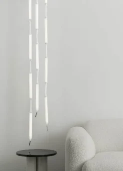Reb lampe 5, hvid
