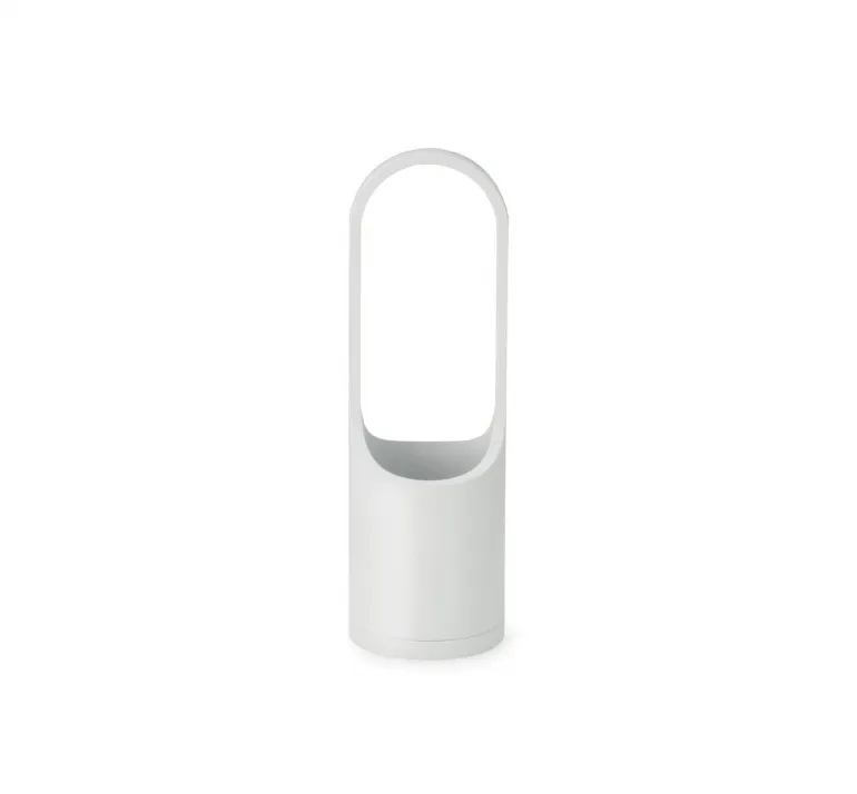 Reb lampe loftring, hvid