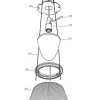 Reservedel: Anti-dust skærm til Flos Romeo Moon S2