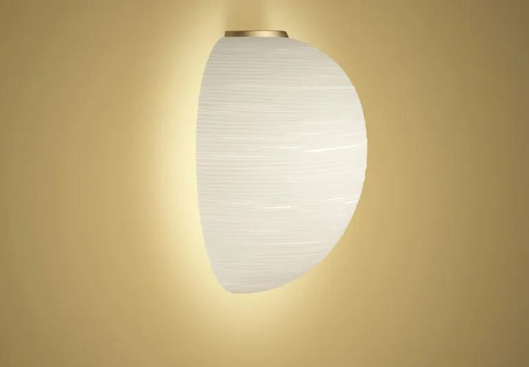 Rituals XL semi væglampe, guld