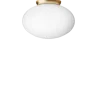 Rizzatto 301 loftlampe, satin brass/opal