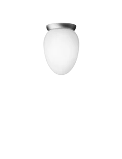 Rizzatto 171 loftlampe, satin silver/opal