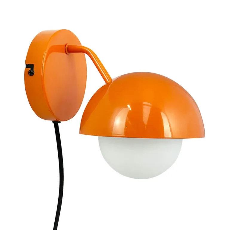 Rose væglampe, orange