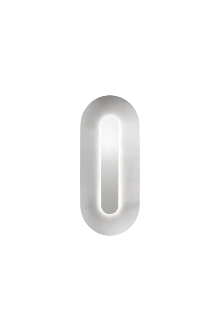 Sasi Large væglampe, silver