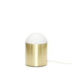 Sculpture bordlampe, messing
