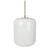 Silvia D25 pendel, opal/messing