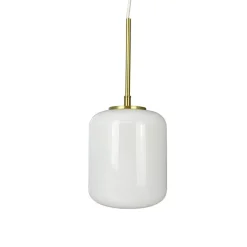 Silvia D15 pendel, opal/messing