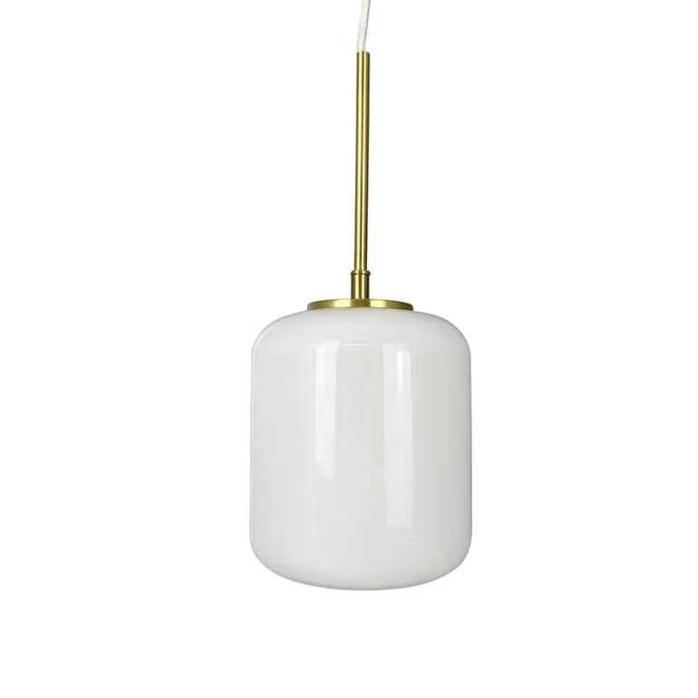 Silvia D15 pendel, opal/messing