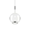 Sky-Fall Round medium pendel, krystal