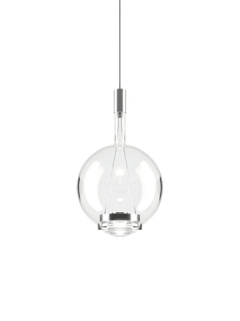 Sky-Fall Round medium pendel, krystal