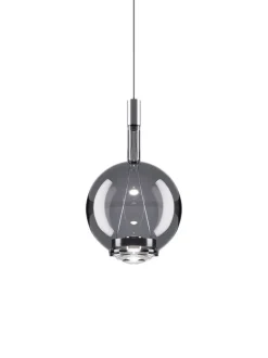 Sky-Fall Round medium pendel, smoke