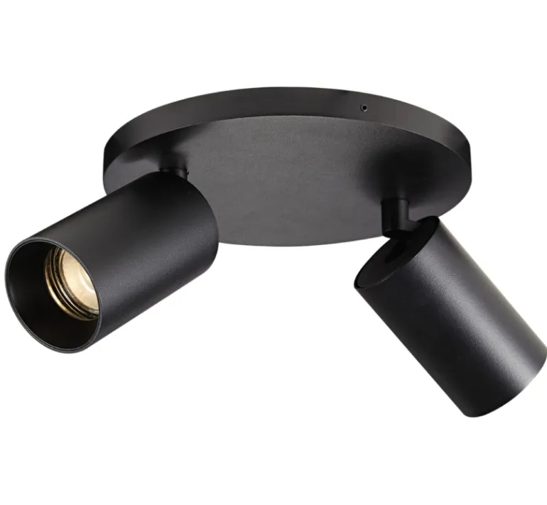 SpotOn Circle2 loftlampe/spot, sort