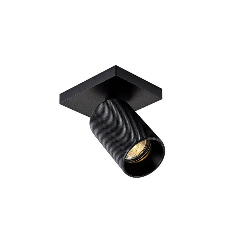 SPOTON1 loftlampe/spot, sort grib (nubret)