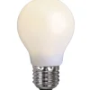 10 stk (+ 2 gratis) Udendørs LED OUT Ø55mm IP20 LED 1W E27, hvid/opal