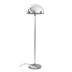 Stockholm gulvlampe, krom/marmor