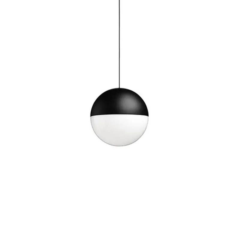 String Light sphere pendel 22m m/dæmper, sort