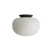 Supernate loftlampe Ø28, opal/sort
