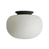 Supernate loftlampe Ø38, opal/sort