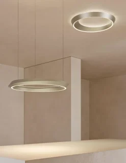 Tidal Adjustable pendel, pearl m/hvid baldakin