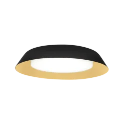 TOWNA 2.0 loftlampe, mat sort/guld