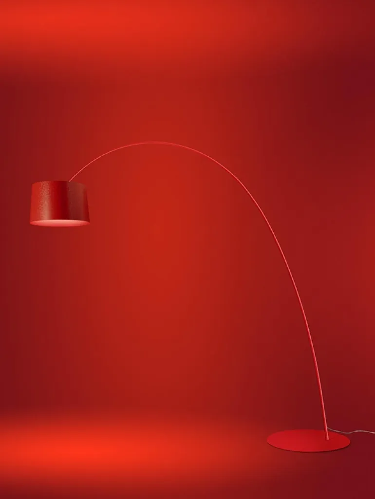 Twiggy Elle LED gulvlampe, rød