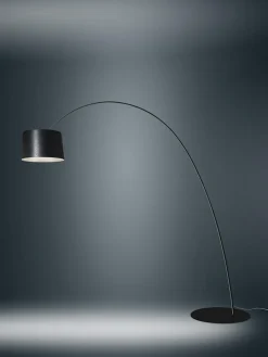 Twiggy Elle LED gulvlampe, sort