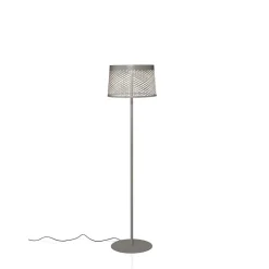 Twiggy Grid Lettura udendørs gulvlampe, grå