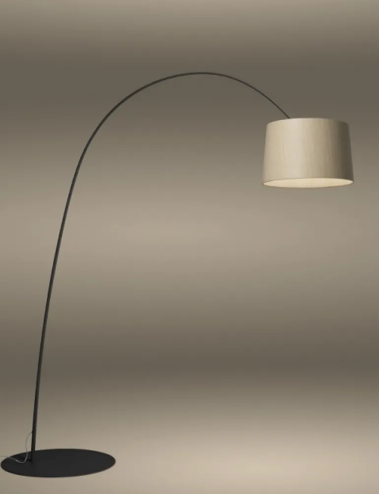 Twiggy Wood Terra gulvlampe - 15th, sort/træ