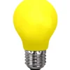 Udendørs LED OUT Ø55mm IP20 LED 1W E27, gul