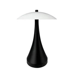 Vienna LED bordlampe / batterilampe Special Edition, sort/opal