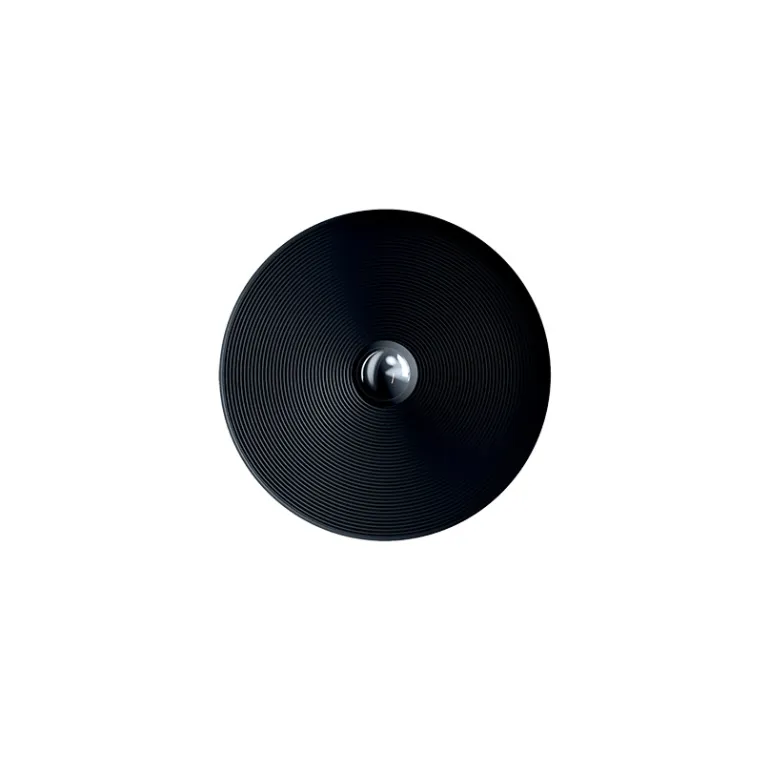 Vinyl Large væglampe/loftlampe, sort